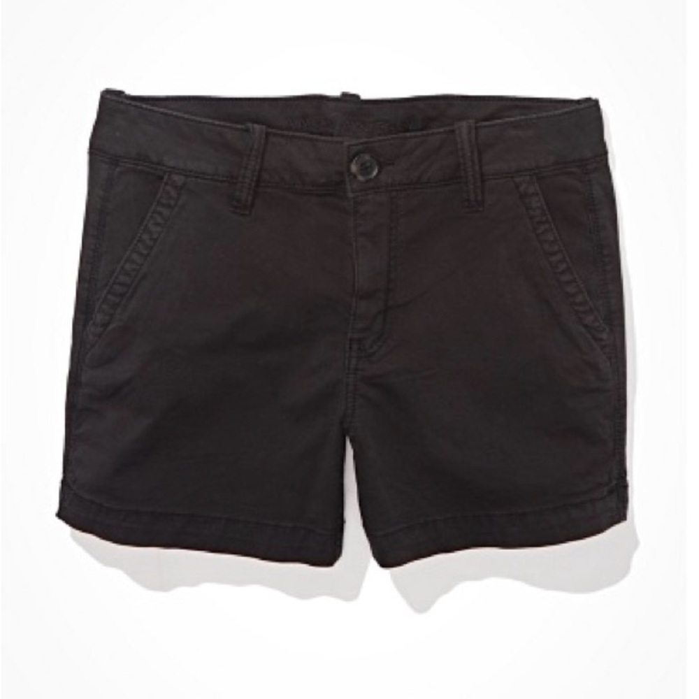 American Eagle Outfitters Khaki Midi Short